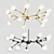 Elegant Kaver Shot Chandelier 3D model small image 4