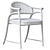Aleksandra Italian Luxury Chair 3D model small image 5