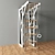 Versatile K-Ladder: Rope, Rings, and Suspended Ladder 3D model small image 5