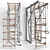 Versatile K-Ladder: Rope, Rings, and Suspended Ladder 3D model small image 8