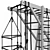 Versatile K-Ladder: Rope, Rings, and Suspended Ladder 3D model small image 12