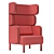 Sophisticated Comfort, Elevated Style: Story High-Back Easy Chair 3D model small image 5