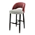 Acorus Upholstered Bar Chair - Stylish and Comfortable 3D model small image 1