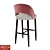 Acorus Upholstered Bar Chair - Stylish and Comfortable 3D model small image 6