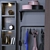 2-Compartment Wardrobe with Editable Poly 3D model small image 3