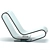 Elegant Crystal LCP Chaise 3D model small image 4