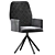 Donny Taupe Dining Chair 3D model small image 1