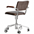 Sleek Thonet S 64 PVDR Office Chair 3D model small image 2