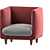 Cozy Elegance: Tolbin Armchair 3D model small image 1
