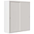 Minimalist 2-Door Maria Sliding Wardrobe 3D model small image 1