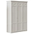 Alcira 4-Door Wardrobe: Modern Spanish Design 3D model small image 1