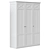 Alcira 4-Door Wardrobe: Modern Spanish Design 3D model small image 2