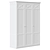 Alcira 4-Door Wardrobe: Modern Spanish Design 3D model small image 3