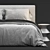 Luxury Minotti Andersen Quilt Bed 3D model small image 2