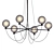 Ethereal ELEGY Pendant Chandelier 3D model small image 1