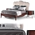 Luxurious Fratelli Barri Rimini Bed & Nightstand 3D model small image 6