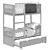 Stylish Benliche Bunk Bed | Space-Saving Design 3D model small image 1