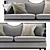 Versatile Block Nomad Sofa: Modern, Stylish, Comfortable 3D model small image 2