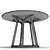 Artisan Round Wood Dining Table 3D model small image 4