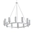 Circolo 2014 Wagon Wheel Chandelier 3D model small image 2