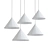 Cono_BU Pendant Light - Sleek and Stylish Illumination 3D model small image 2