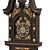 Vintage Timepiece: Stunning Antique Wall Clocks 3D model small image 7