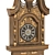 Vintage Timepiece: Stunning Antique Wall Clocks 3D model small image 8