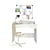 SMÅGÖRA SMOGÖRA Writing Desk - Modern White Desk for Creative Workspace 3D model small image 2