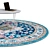 Stylish Circle Rugs | No. 190 3D model small image 2