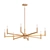 Elegant Erzo 8-Light Chandelier 3D model small image 1