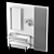 Modern Gray Bathroom Set 3D model small image 6