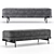 Sleek Barry Bench by HC28 3D model small image 1