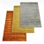 Versatile Rugs Collection with 5 Textures 3D model small image 1