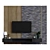 Modern TV Wall Set 021 3D model small image 4