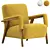 Contemporary Comfy Armchair 3D model small image 2