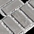 Pebble Slab Paving Road Plate 3D model small image 2