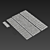 Pebble Slab Paving Road Plate 3D model small image 6