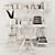 Sleek Workspace Solution: IKEA Office Set 3D model small image 4