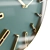 Elegant Bronze Wall Clock 3D model small image 3