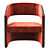 Modern 1728 Armchair: Elegant Design 3D model small image 2
