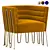 Jonathan Adler Maxime Club Chair: Elegant and Stylish Seating 3D model small image 2