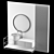 Modern Gray Bathroom Set 3D model small image 5