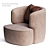 Luxury Comfort: MOLTENI Armchair 3D model small image 1
