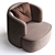 Luxury Comfort: MOLTENI Armchair 3D model small image 3