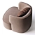 Luxury Comfort: MOLTENI Armchair 3D model small image 4