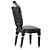 Mosaic Elegance Blonde Dining Chair 3D model small image 10