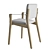 Elegant Christoval Armchair: Rendered in V-Ray and Corona 3D model small image 4