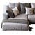 Hills Modern Sofa: Elegant and Stylish 3D model small image 4