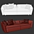 Modern 3D Sofa Design 3D model small image 3