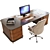 Paradise Office Furniture Set 3D model small image 2